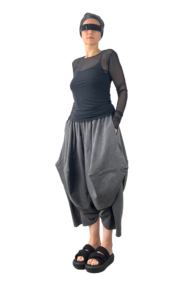 PICASSO PANT GREY WOOL