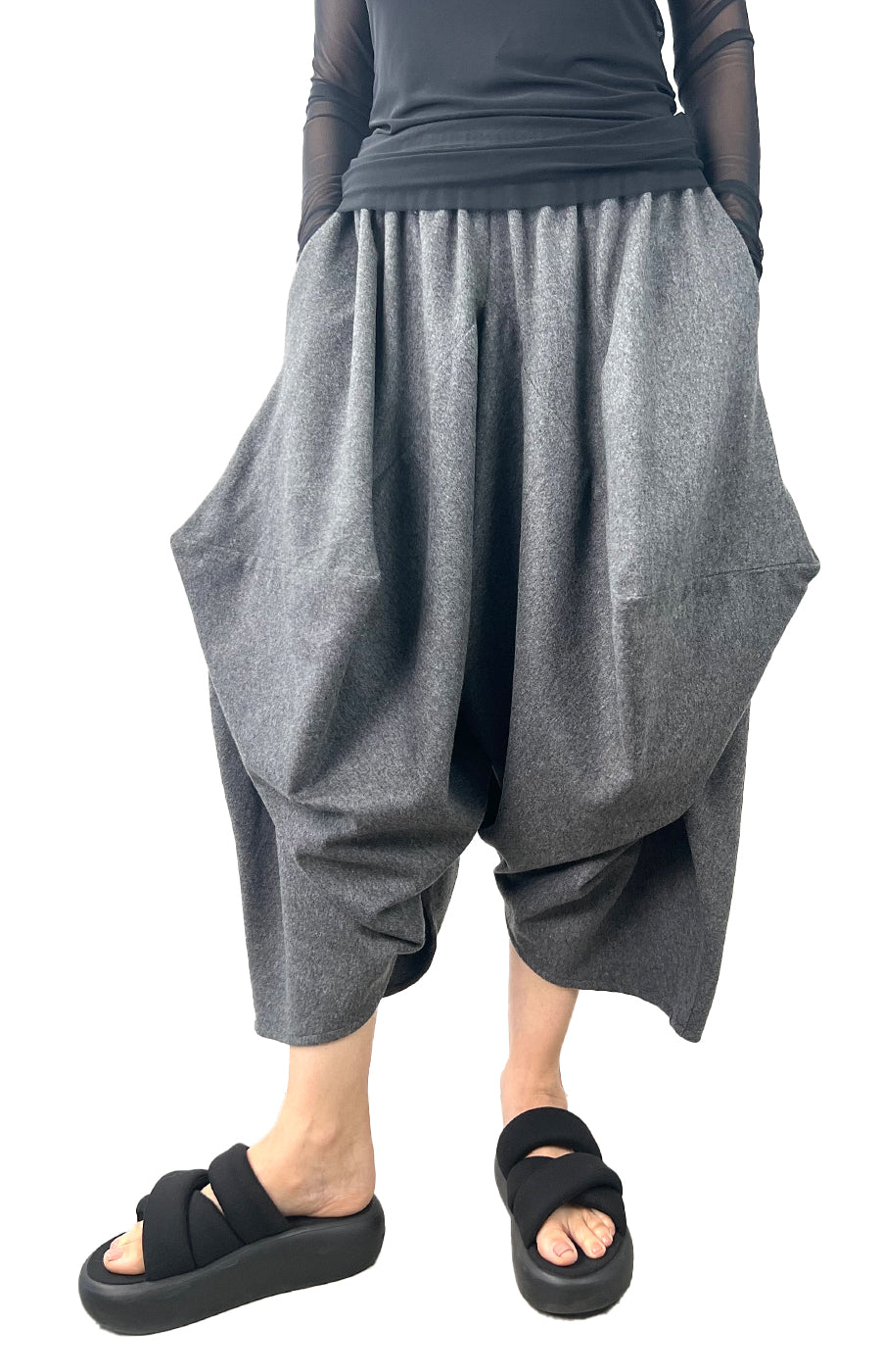 PICASSO PANT GREY WOOL