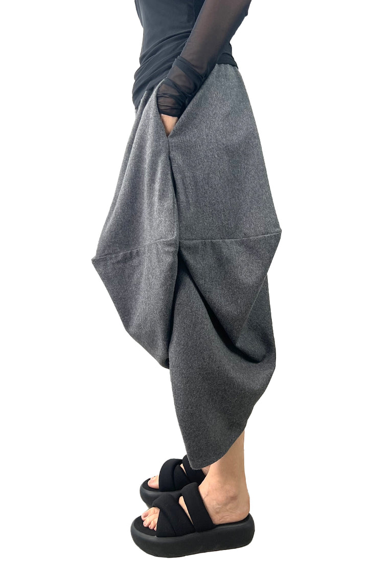 PICASSO PANT GREY WOOL