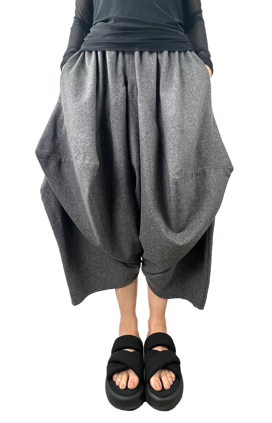PICASSO PANT GREY WOOL