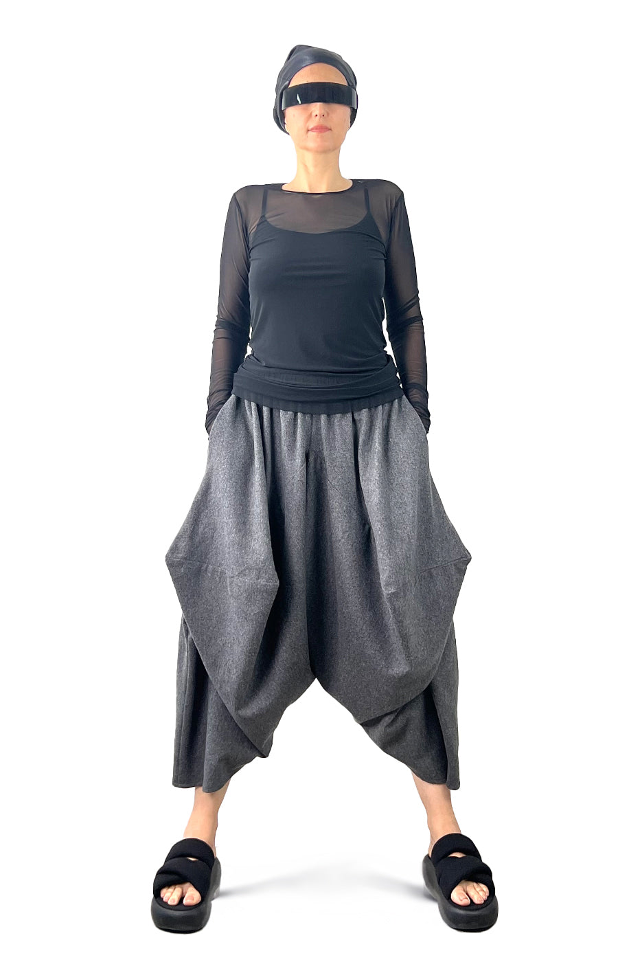 PICASSO PANT GREY WOOL