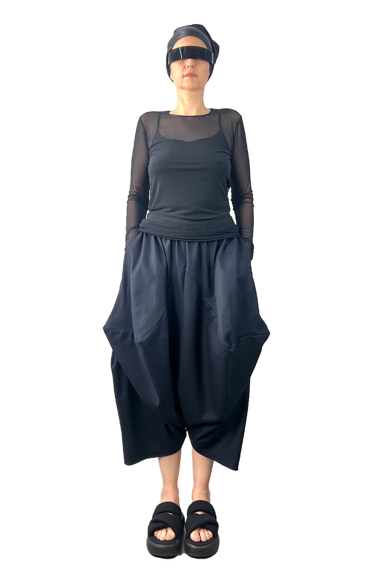 PICASSO PANT NAVY WOOL