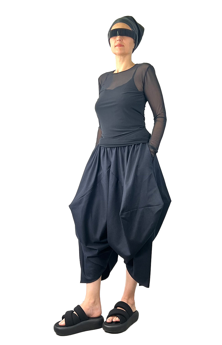 PICASSO PANT NAVY WOOL