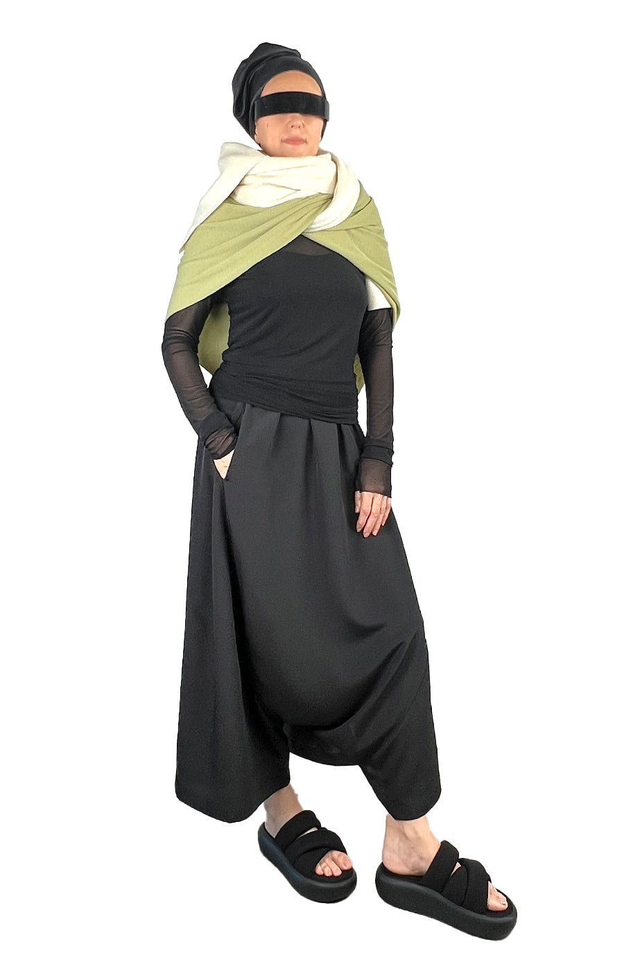 SAMSKARA CREPE DE CHINE PANT