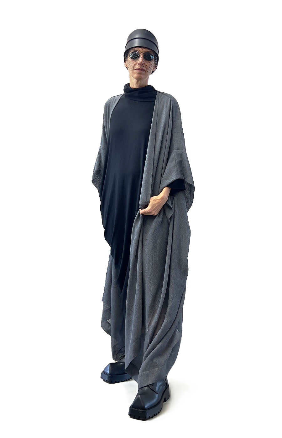 ZEIYA COAT DOVE GREY