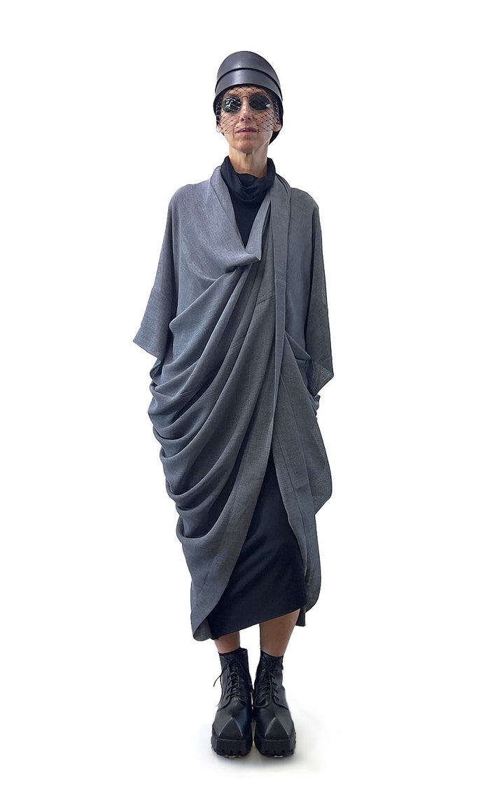 ZEIYA COAT DOVE GREY