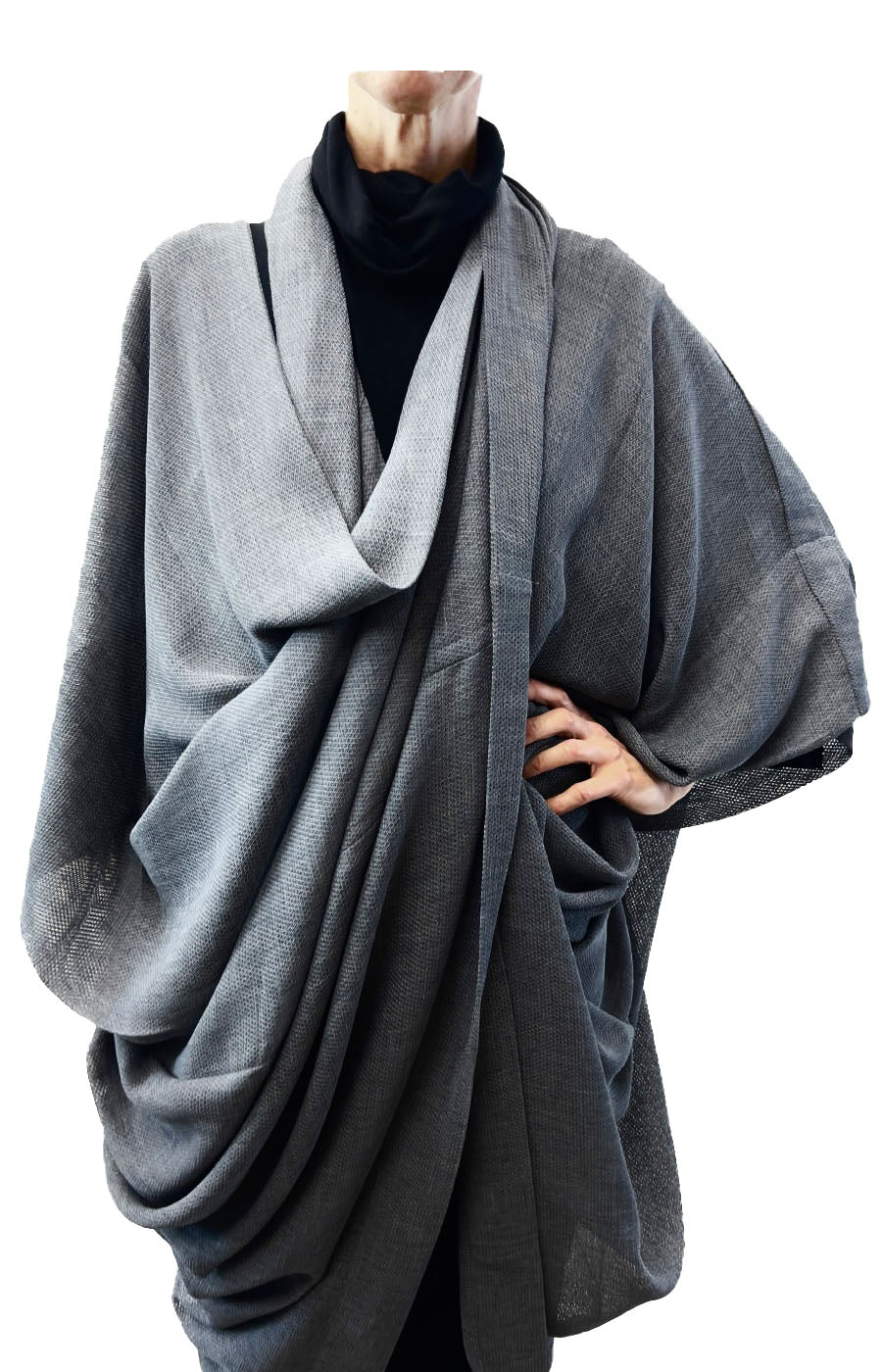 ZEIYA COAT DOVE GREY