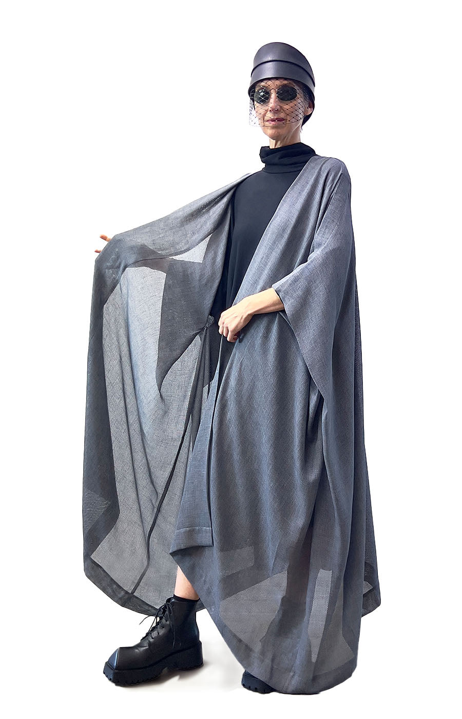 ZEIYA COAT DOVE GREY