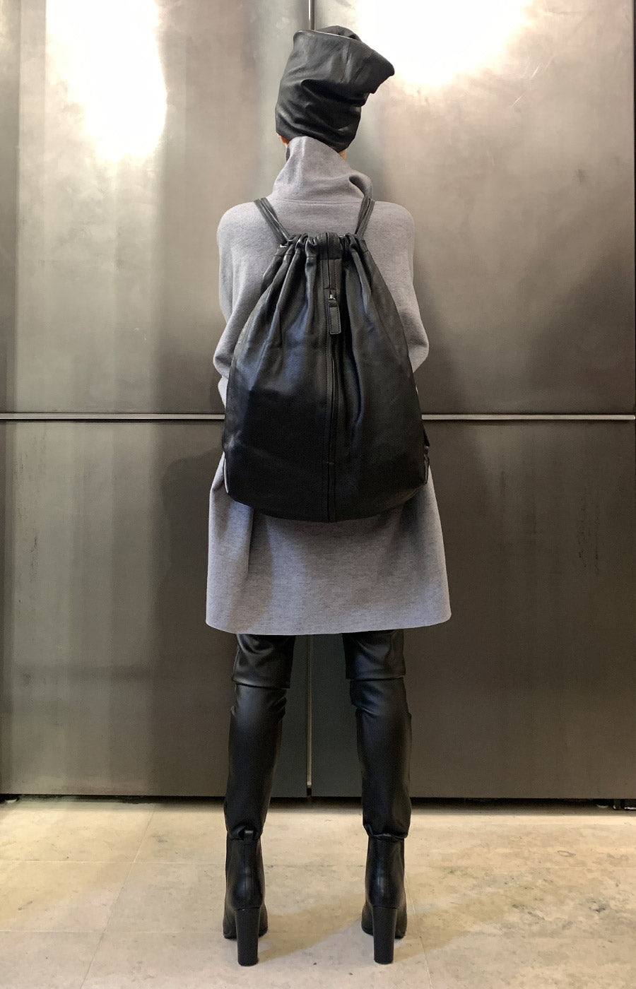 HITCH HIKER LEATHER BACKPACK