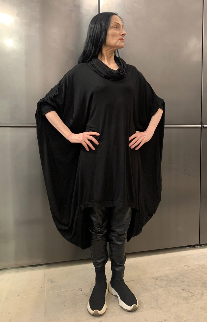 KIMBLA KNIT TUNIC BLACK