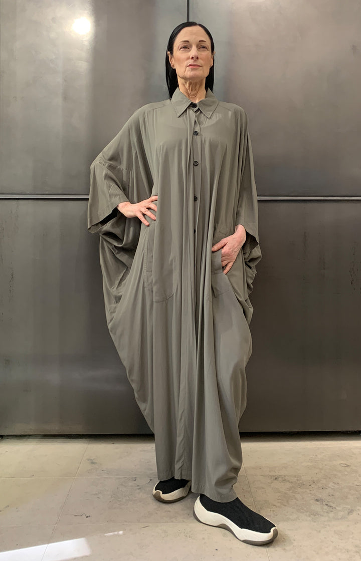 MAHALIA SHIRT DRESS KHAKI
