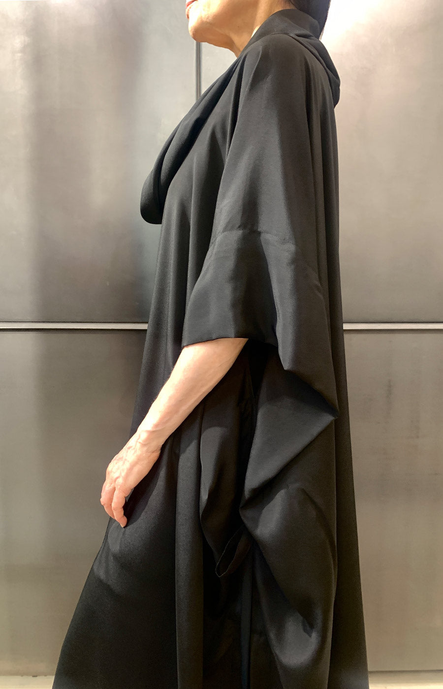 TEMORA KAFTAN DRESS BLACK